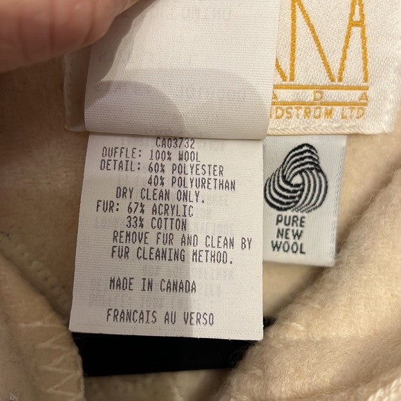 Mint Cond. Never Used Vintage 100% Pure Wool LAPARKA CANADA Coat L/XL circa 1987 - Picture 4 of 6